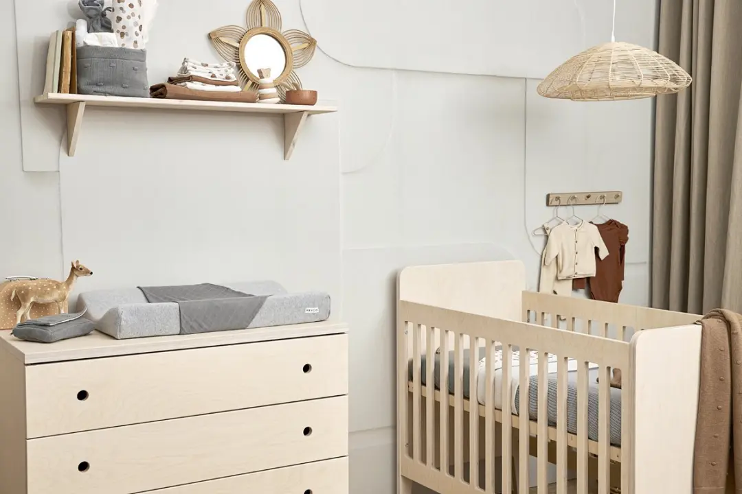 Meyco Baby Knit Basic Aankleedkussenhoes 50x70cm - Grijs