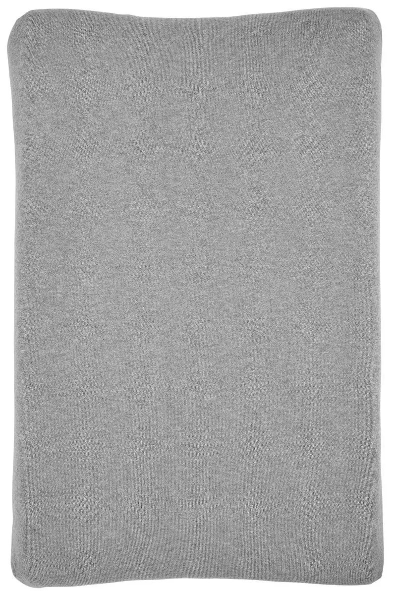 Meyco Baby Knit Basic Aankleedkussenhoes 50x70cm - Grijs