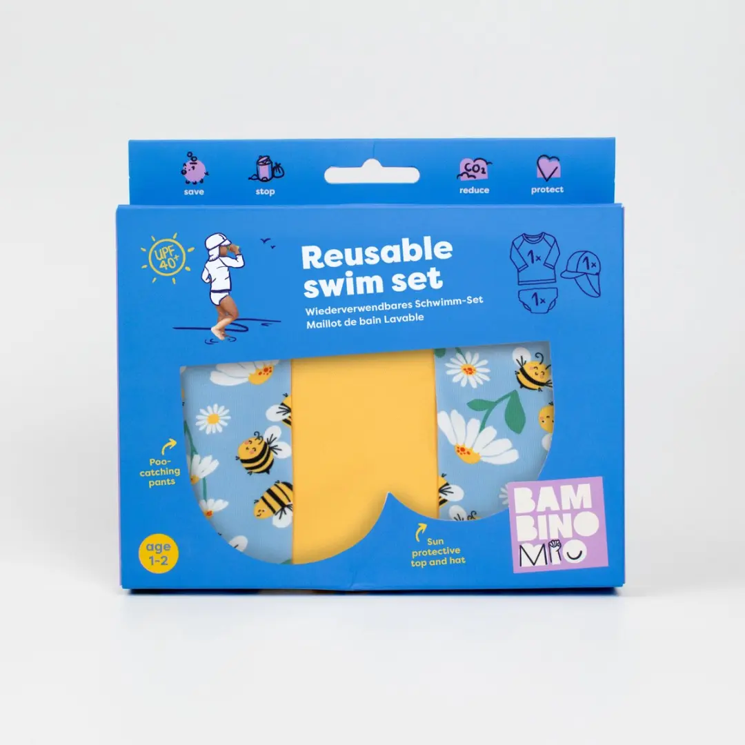 Bambino Mio Baby Zwemset 3-delig - Bijenmotief