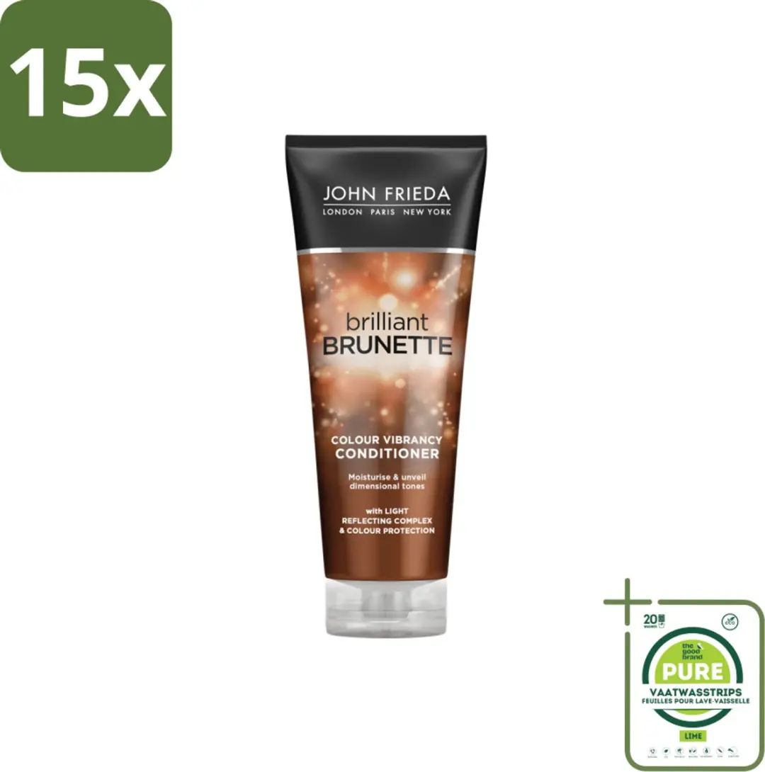 John Frieda Brilliant Brunette Conditioner 250ml