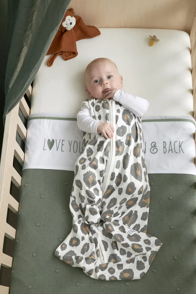 Meyco Baby Mini Knots Ledikantdeken 100x150cm - 1.0 TOG - Forest Green
