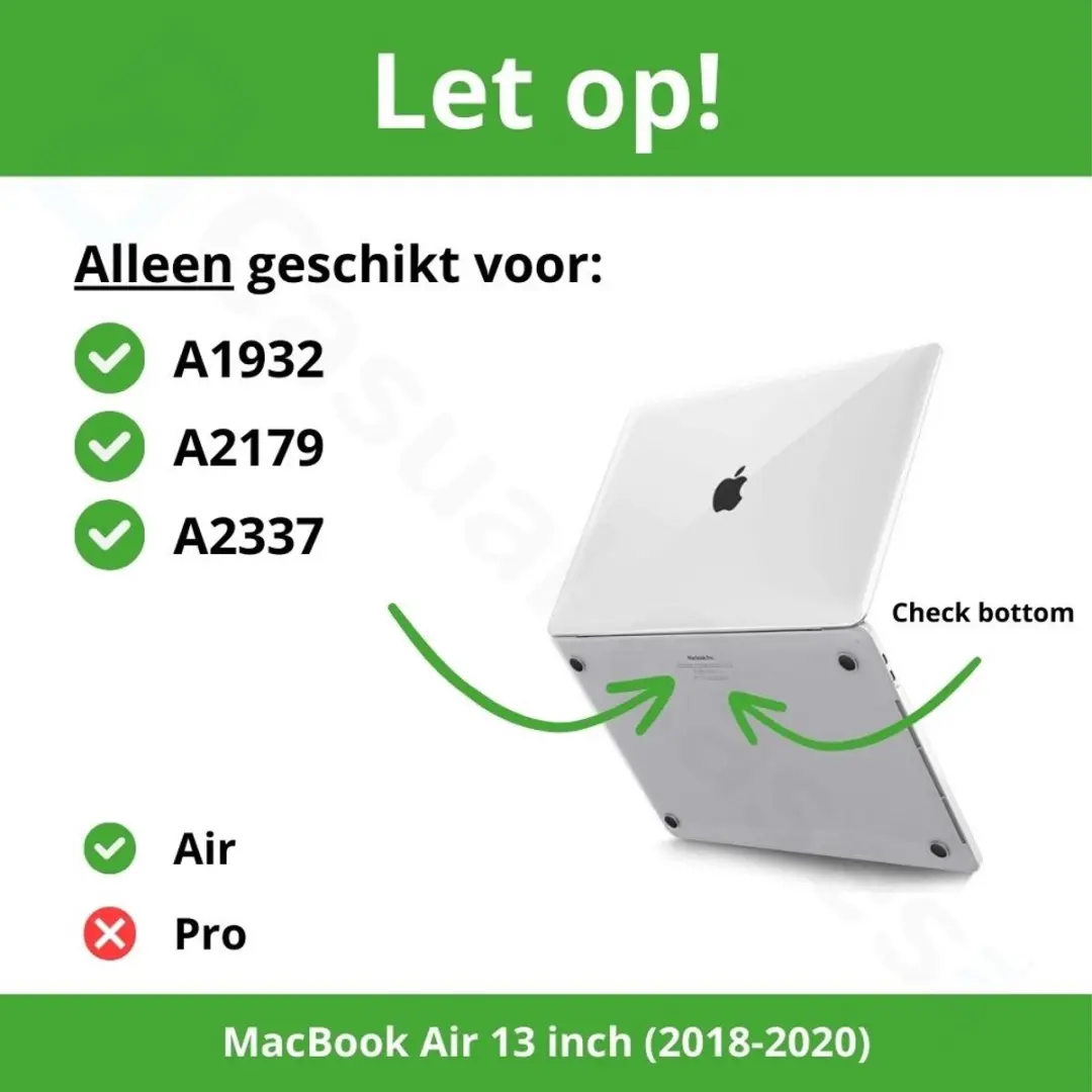 Dux Ducis Armor Pattern Cover MacBook Air 13 8720791566555 - Zwart