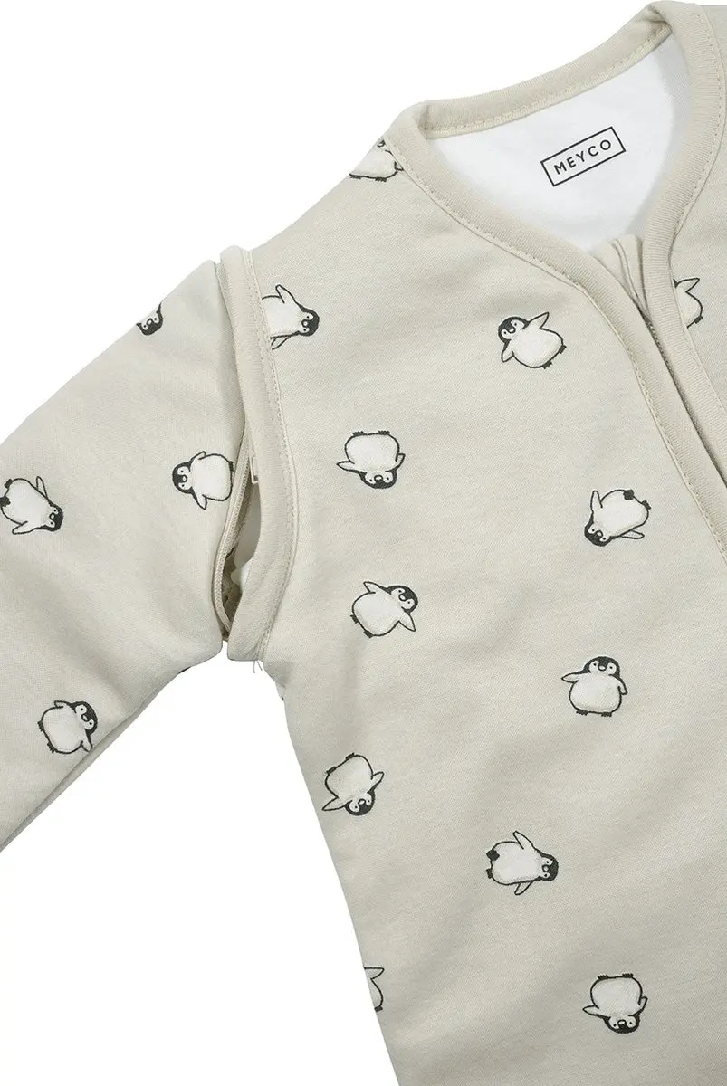 Meyco Baby Penguin Slaapzak 110cm - 2.5 TOG - Soft Sand