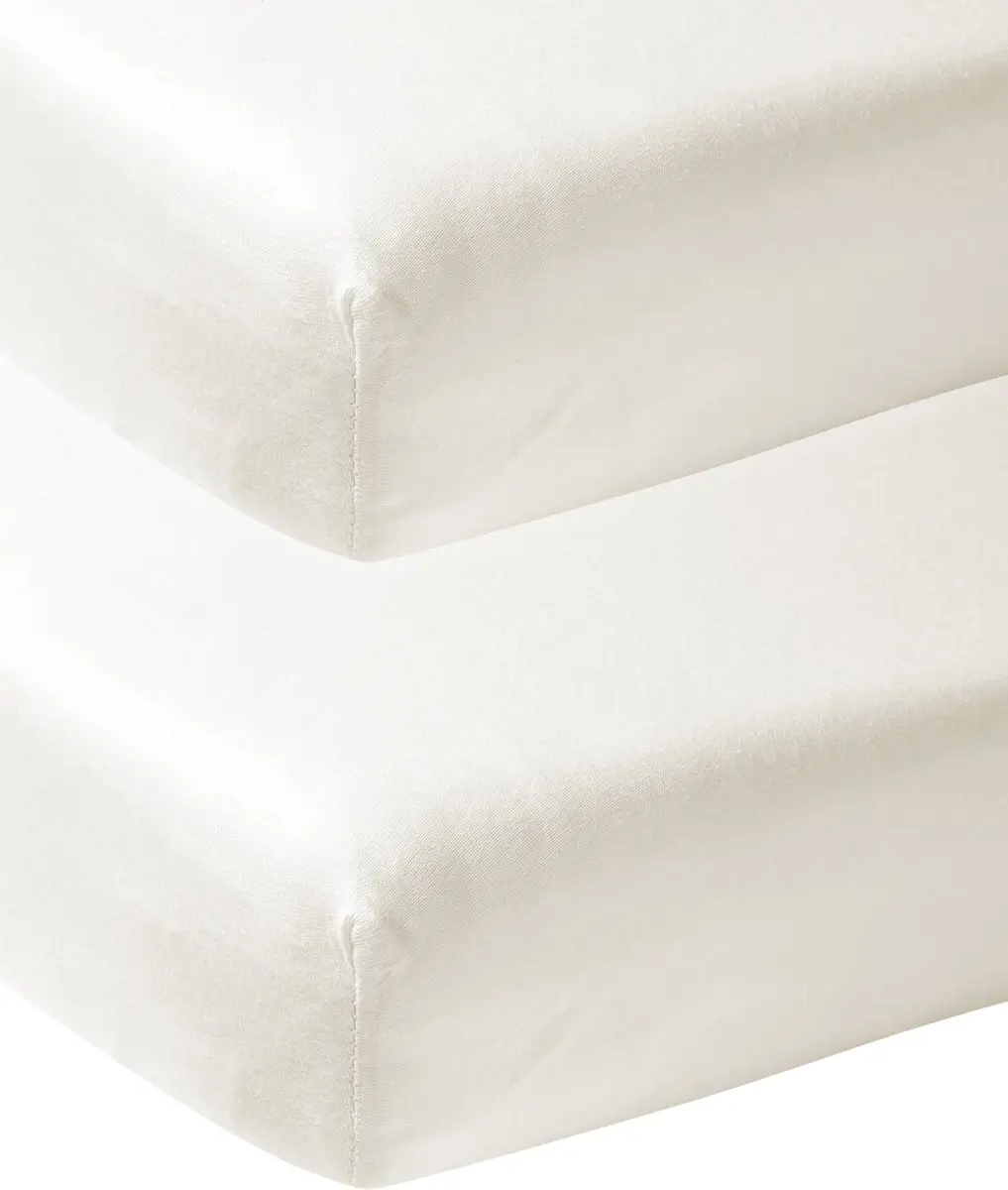 Meyco Baby Uni Hoeslaken Co-Sleeper 2 Stuks