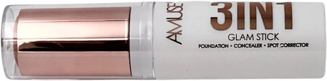 Amuse 3IN1 Glam Stick 01 Natural - Foundation/Concealer 10g