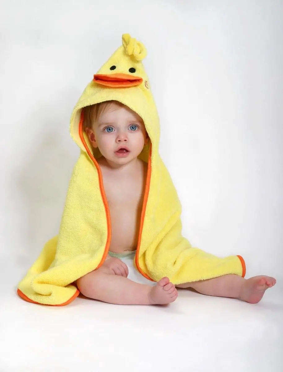 Zoocchini Badcape Puddles the Duck - 75x75cm