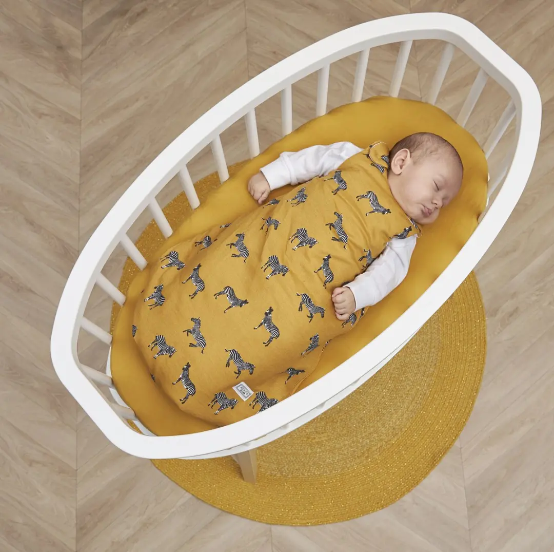Meyco Baby Zebra Slaapzak 80/86cm - 2.5 TOG - Honey Gold - afbeelding 6 van 6