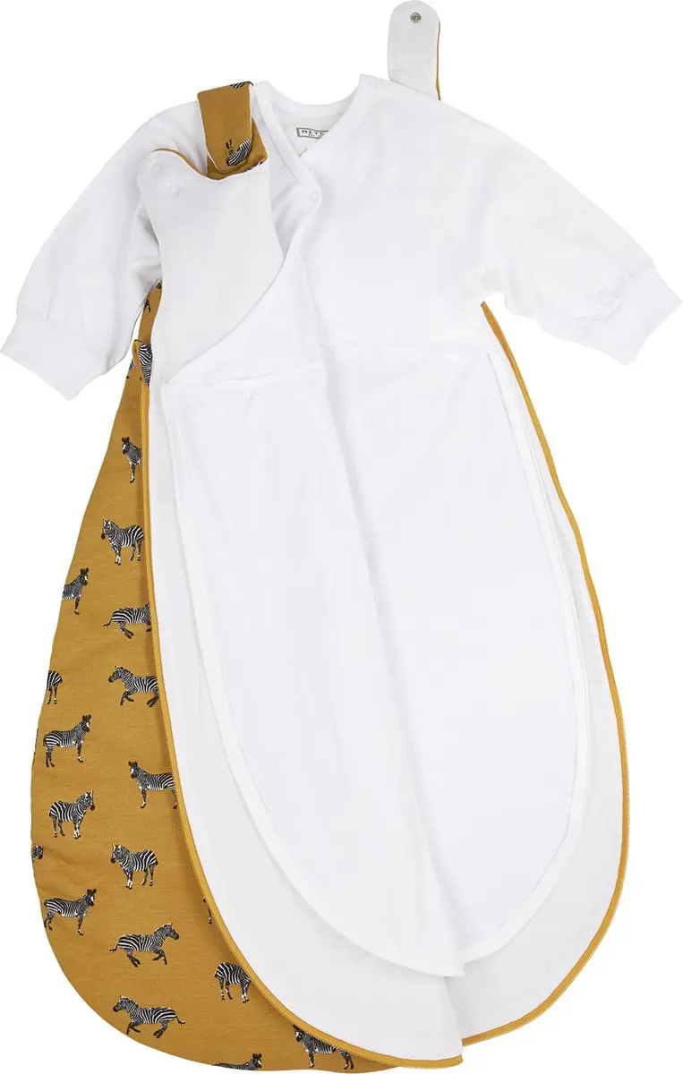 Meyco Baby Zebra Slaapzak 80/86cm - 2.5 TOG - Honey Gold