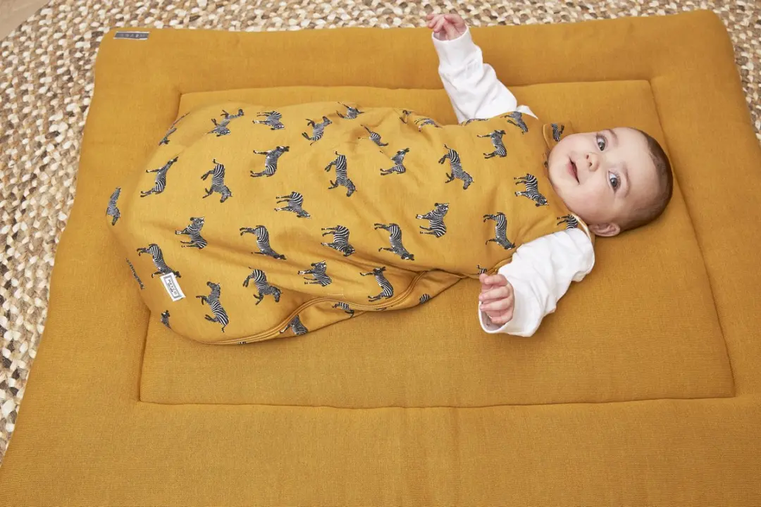 Meyco Baby Zebra Slaapzak 80/86cm - 2.5 TOG - Honey Gold