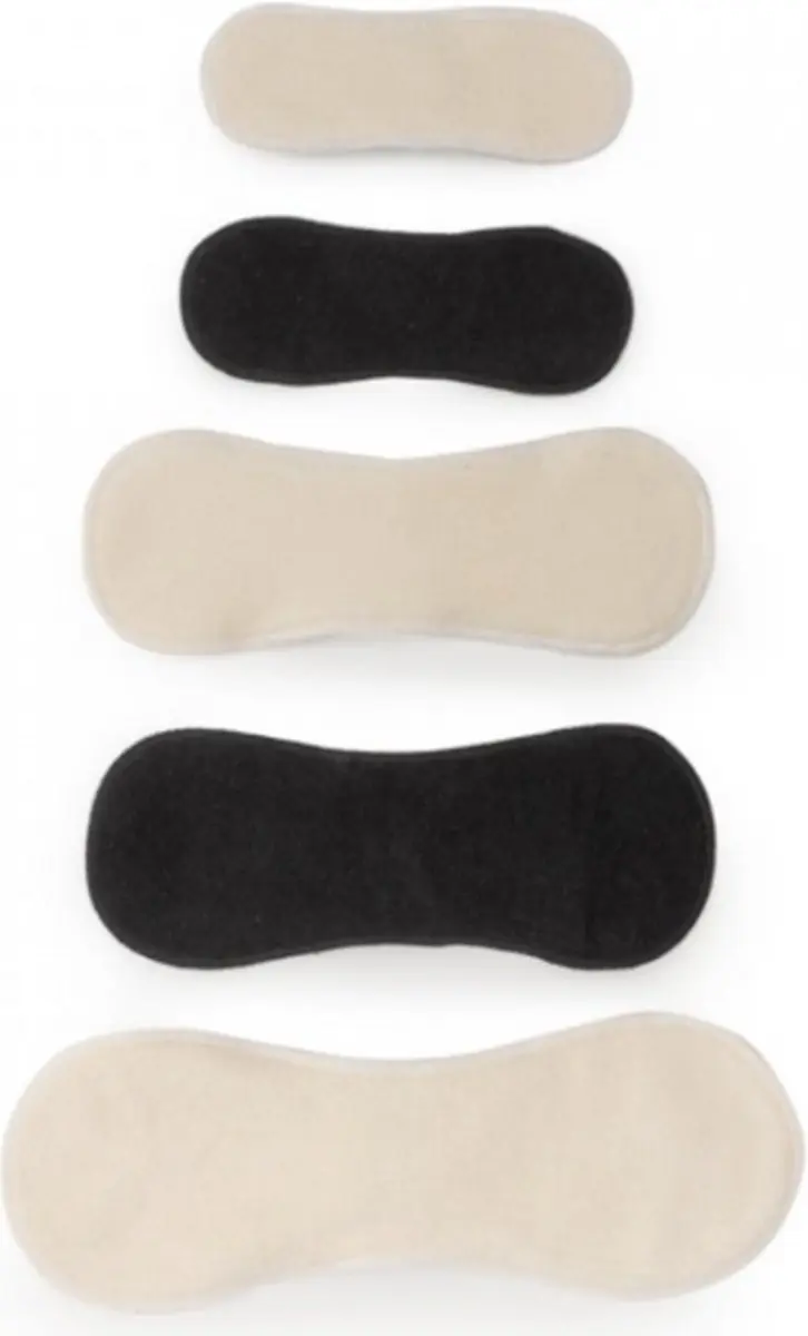 Bamboolik Wasbaar Maandverband & Inlegkruisjes - 4 Stuks - Wit - afbeelding 6 van 6