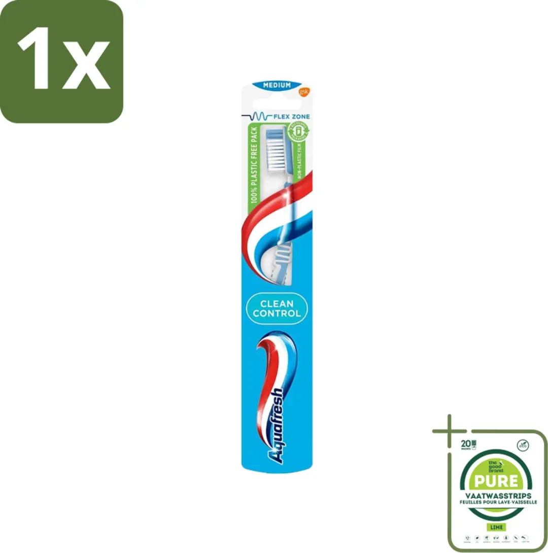 Aquafresh Tandenborstel Clean Control Medium