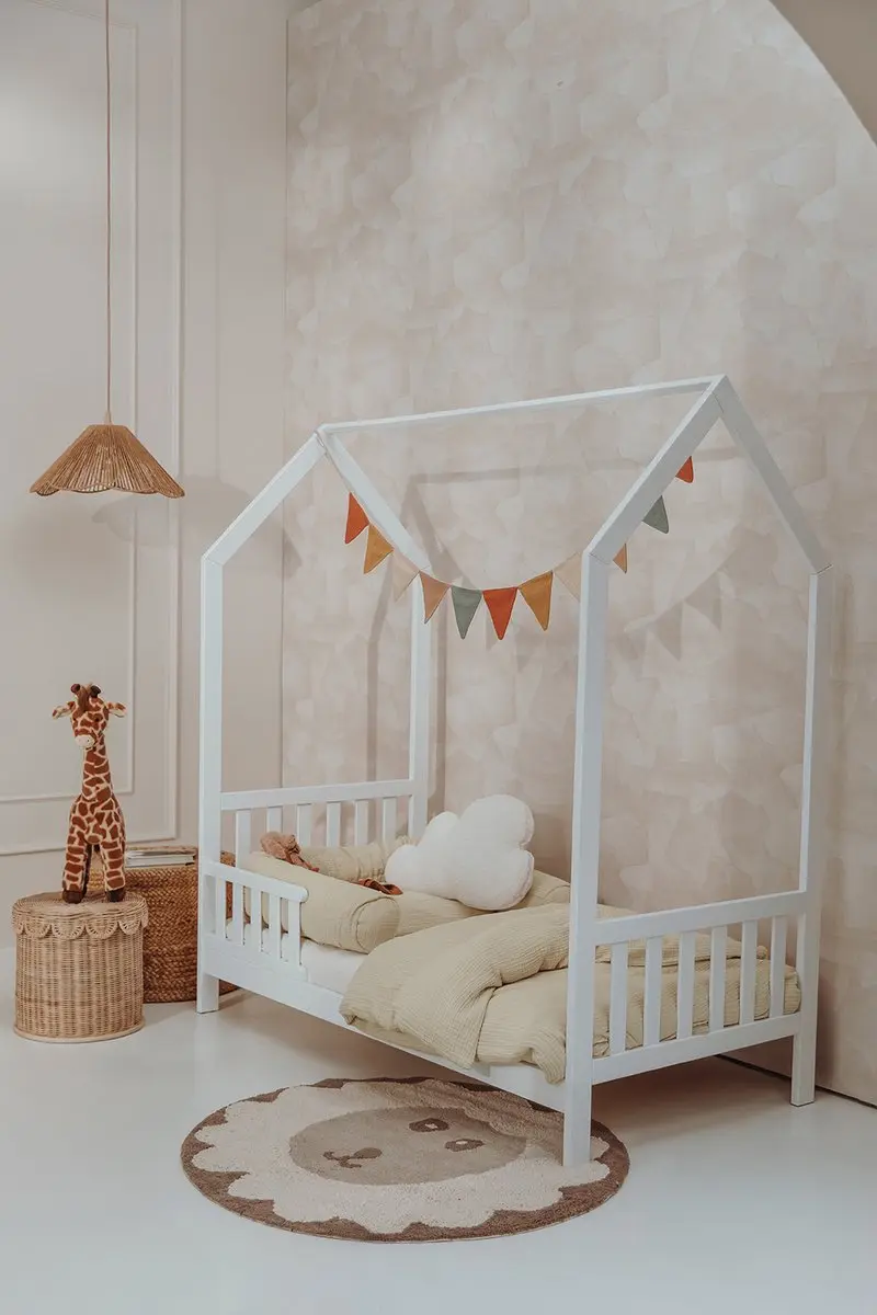 Meyco Baby Uni Hoeslaken Juniorbed 70x140cm - Offwhite