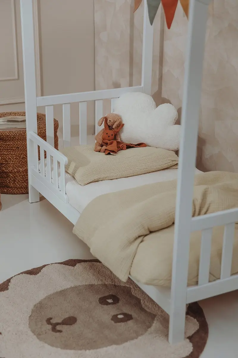 Meyco Baby Uni Hoeslaken Juniorbed 70x140cm - Offwhite