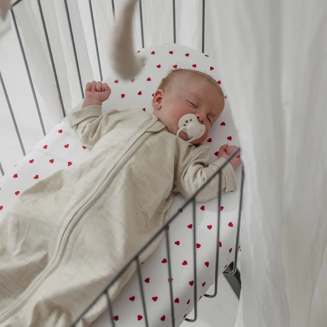 Meyco Merino Baby Slaapzak Sand Melange 70cm - 1.0 TOG
