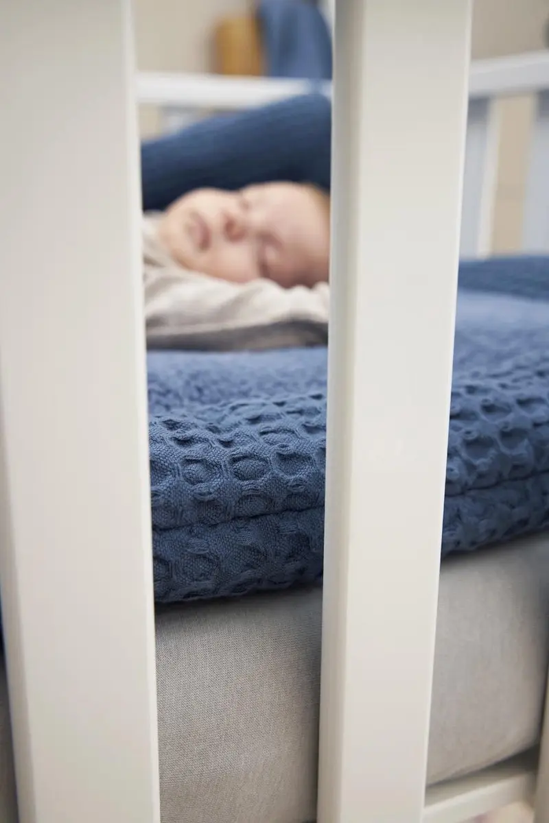 Meyco Baby Uni Hoeslaken Boxmatras 75x95cm - Light Grey