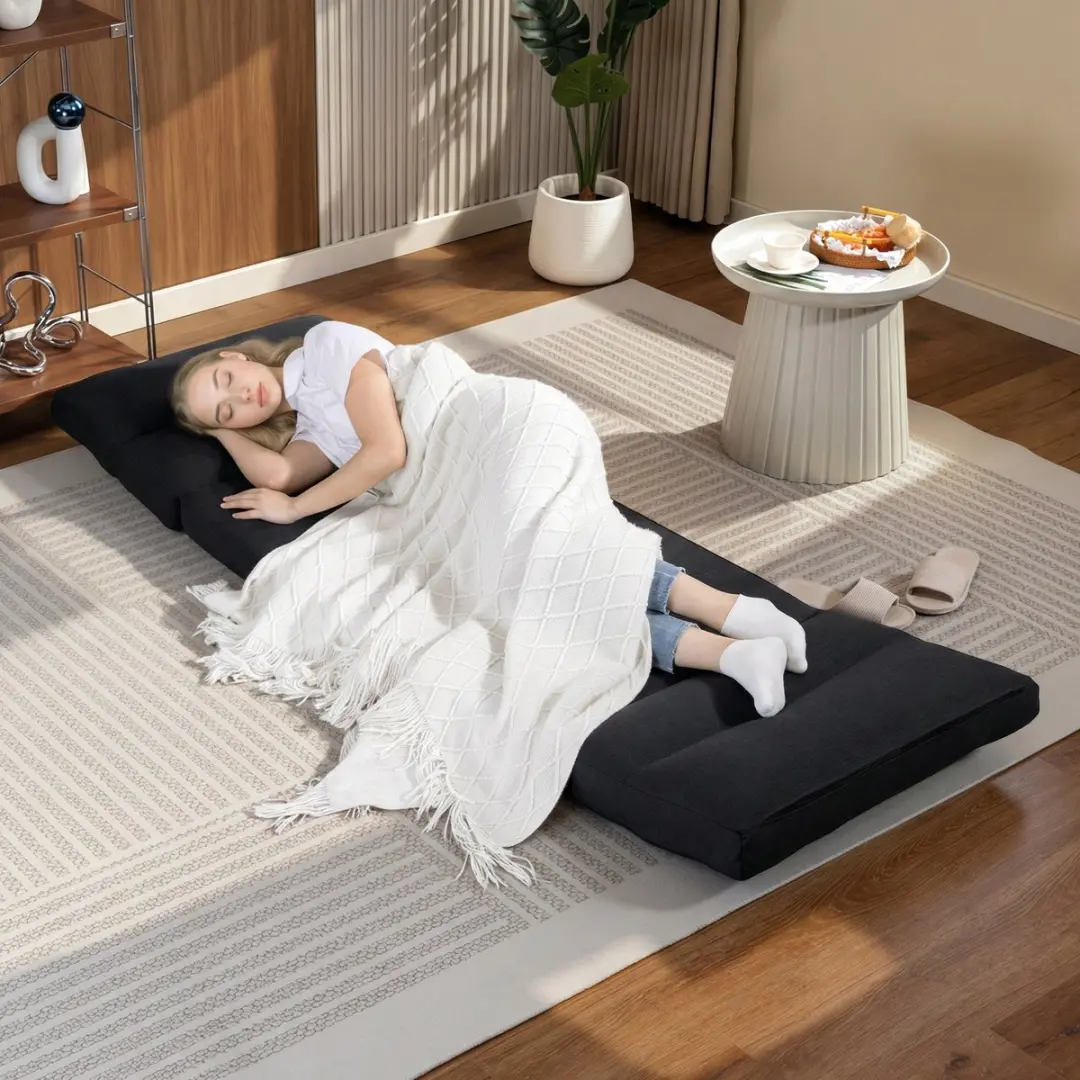 Homcom Vloerstoel - 70x72x56cm Zwart
