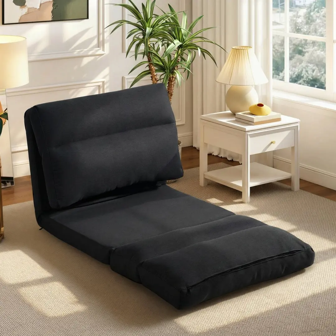 Homcom Vloerstoel - 70x72x56cm Zwart