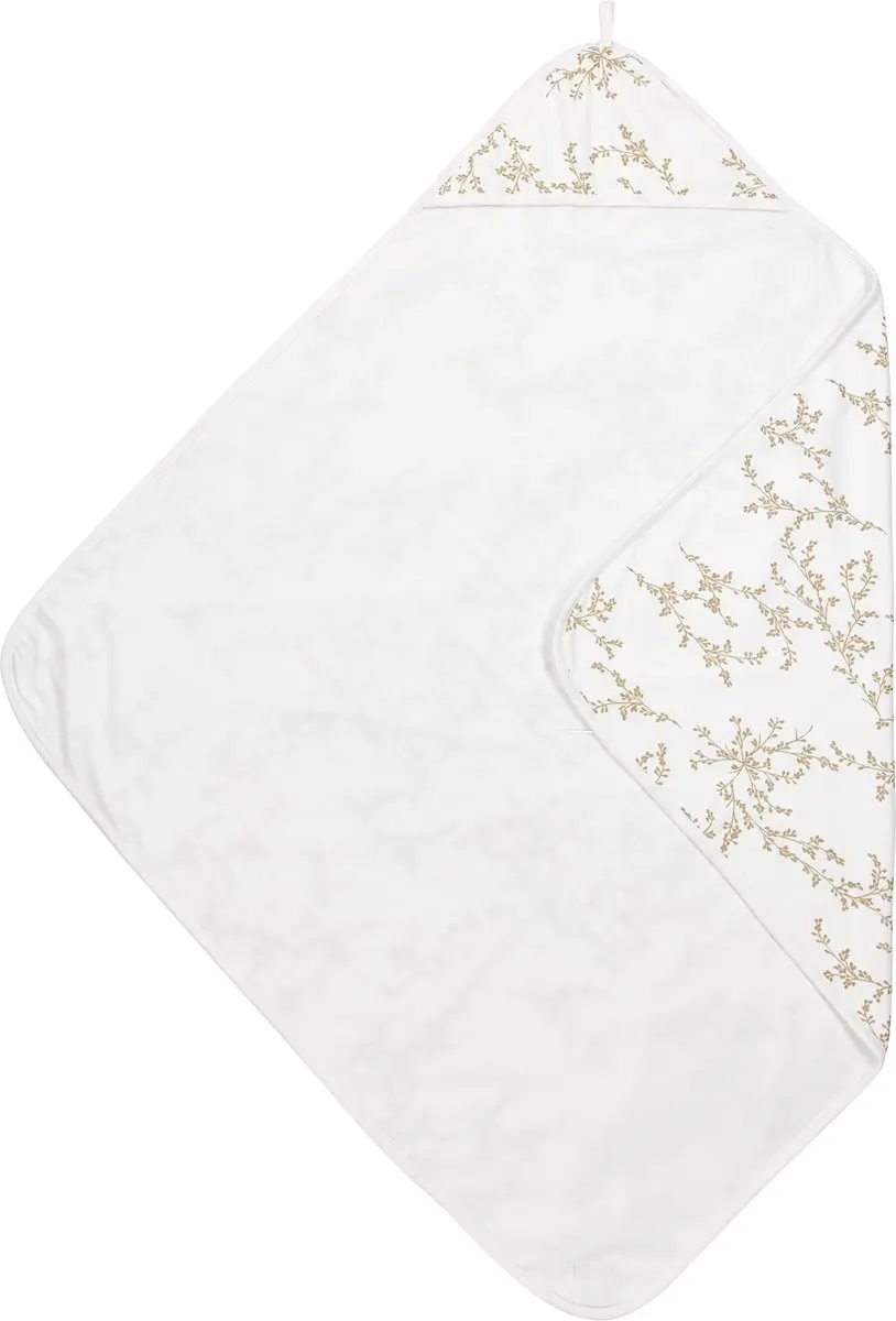 Meyco Baby Branches Badcape Sand 90x90cm