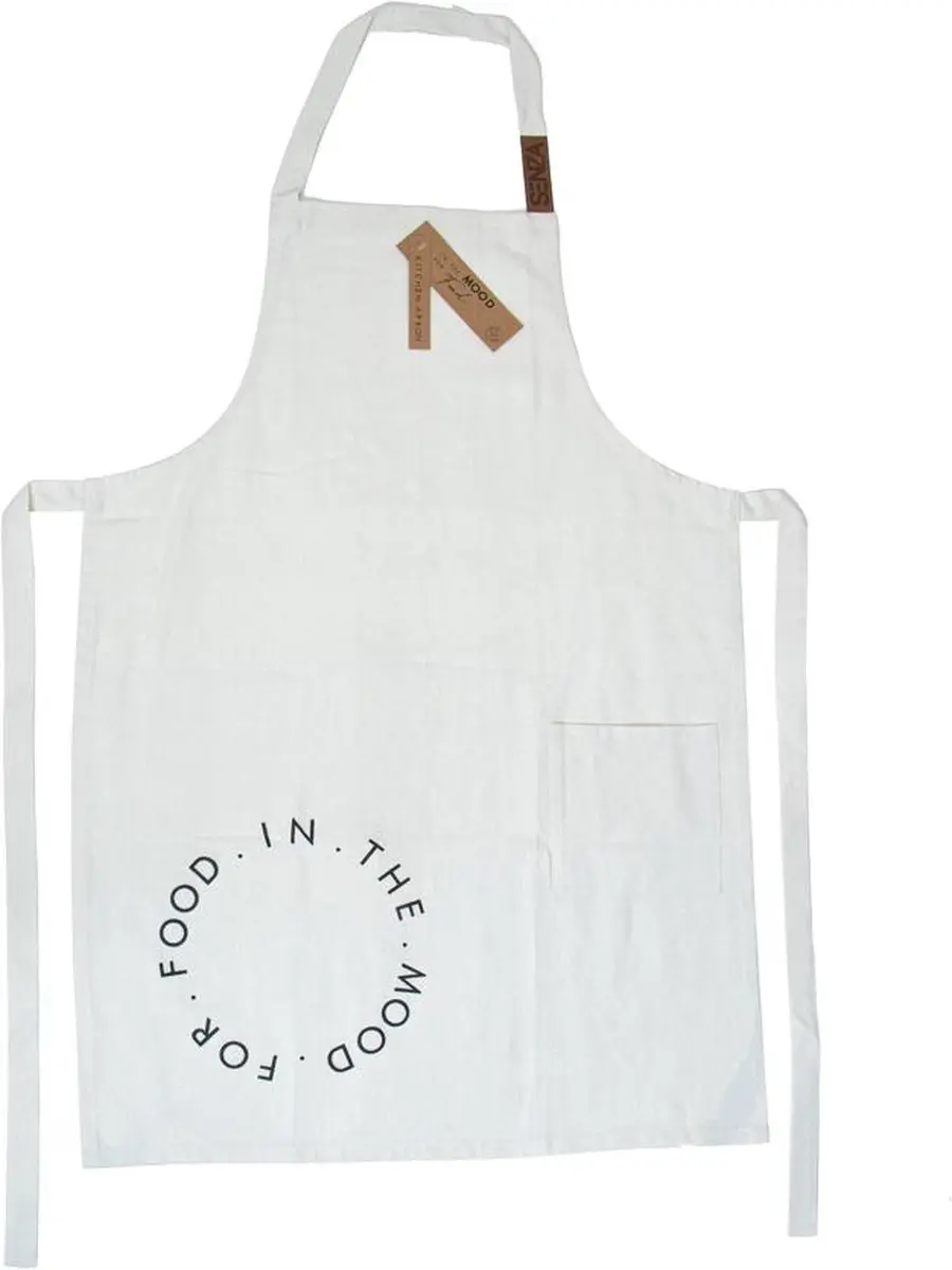 Gusta Mood For Food Schort - Wit