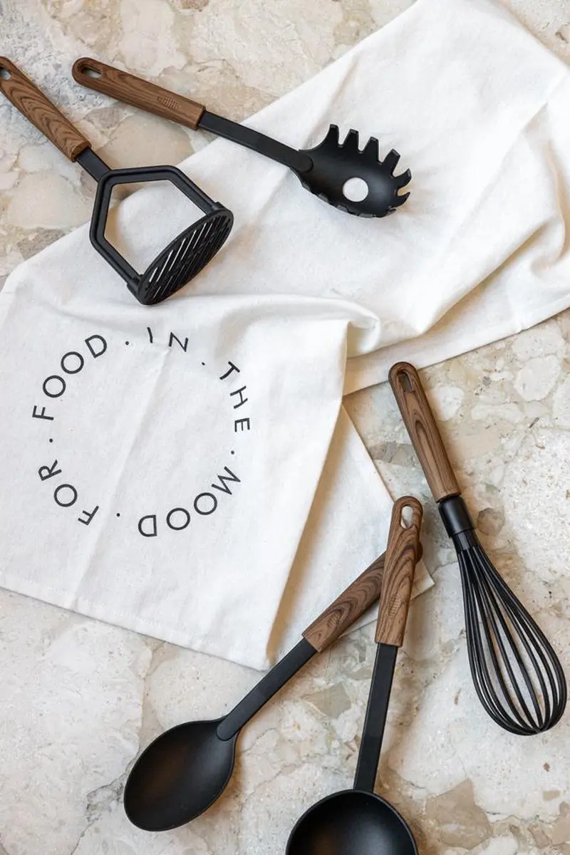 Gusta Mood For Food Schort - Wit