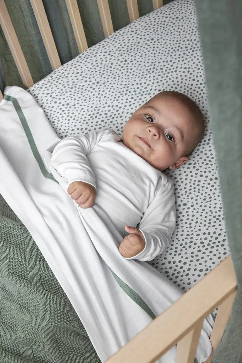 Meyco Baby Bies Ledikantlaken 100x150cm - 0.3 TOG - Forest Green
