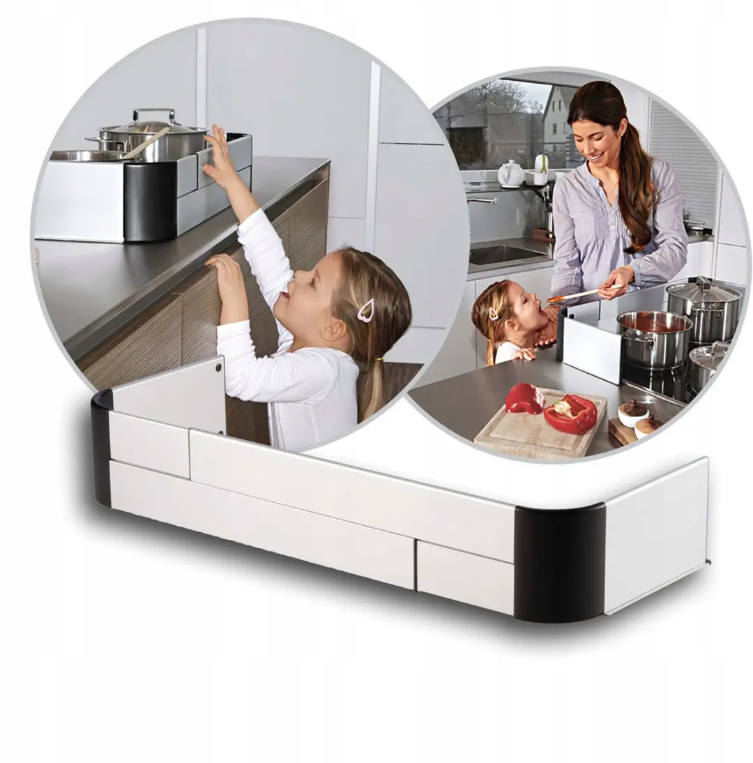 Reer Kinderbeveiliging Kookplaat 44-65cm - Aluminium