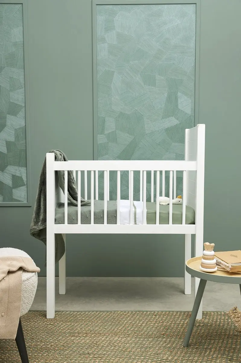 Meyco Baby Uni Hoeslaken Wieg Forest Green 40x80/90cm