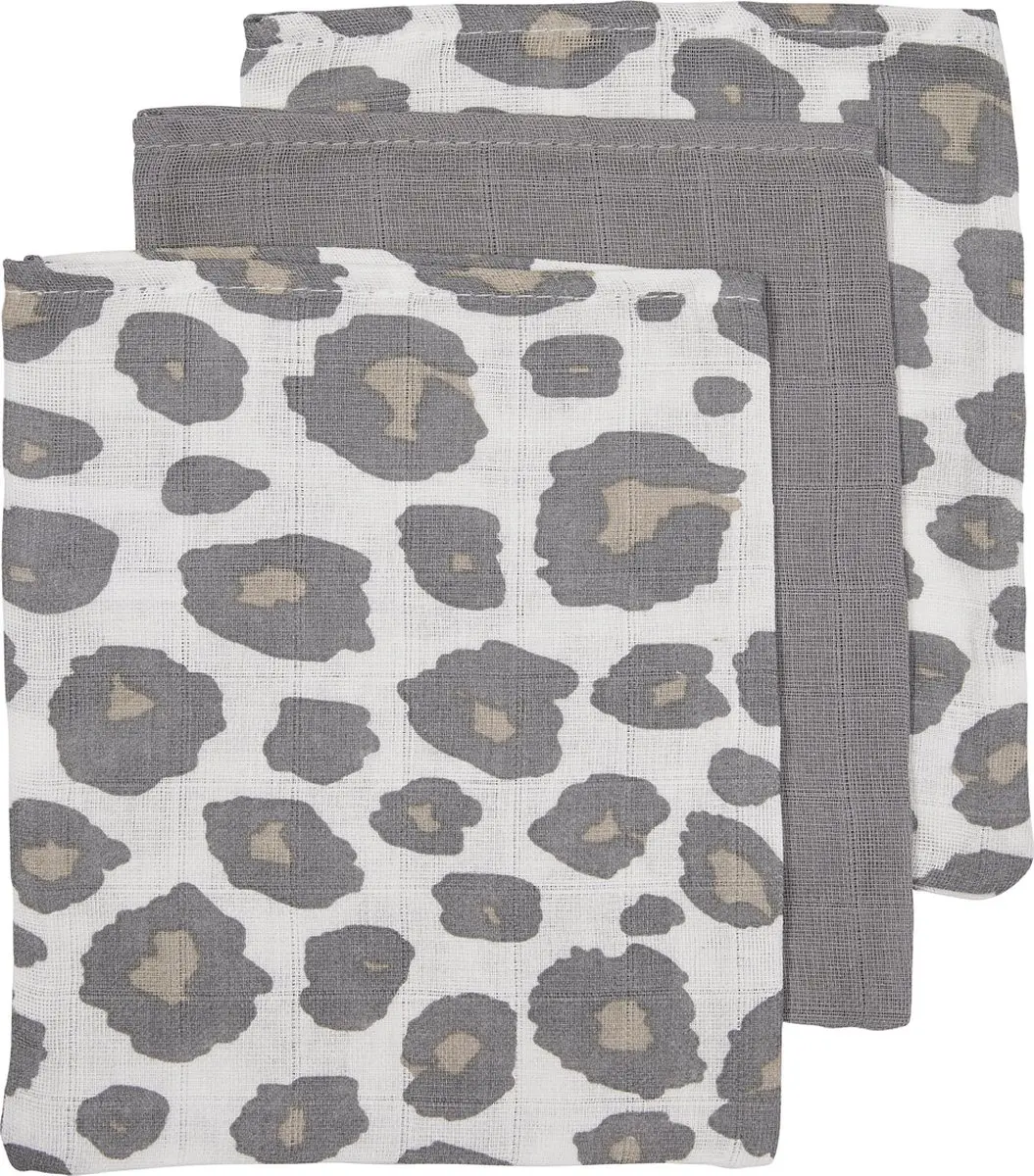 Meyco Baby Panter Waslappen 3 Stuks