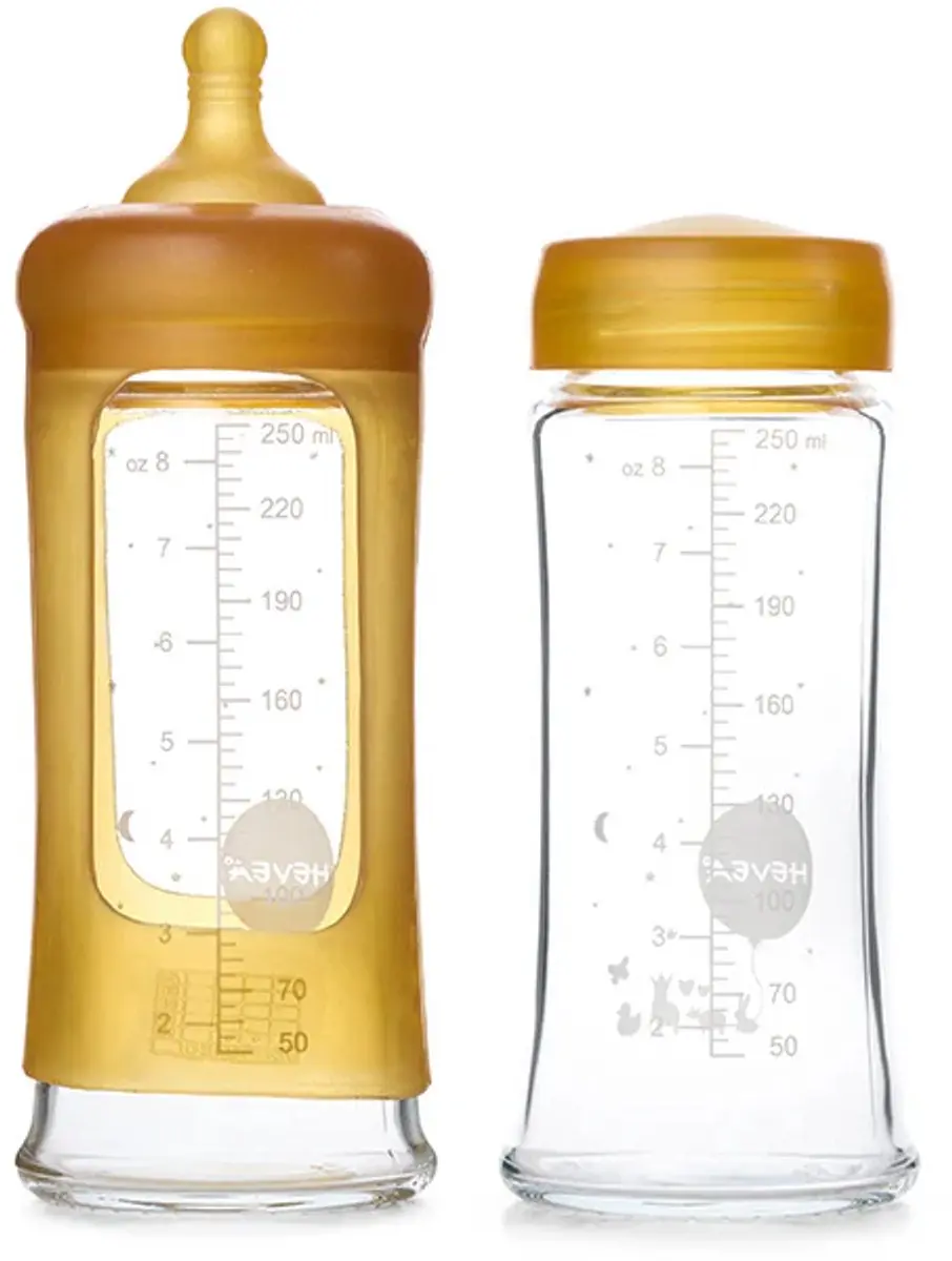 Hevea Wide Neck Babyfles 250ml
