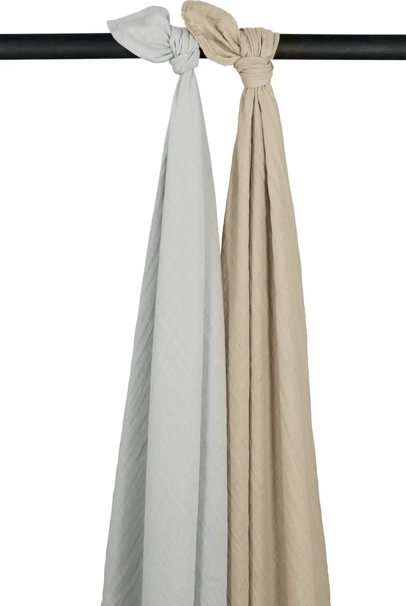 Meyco Baby Uni Swaddle 2-pack
