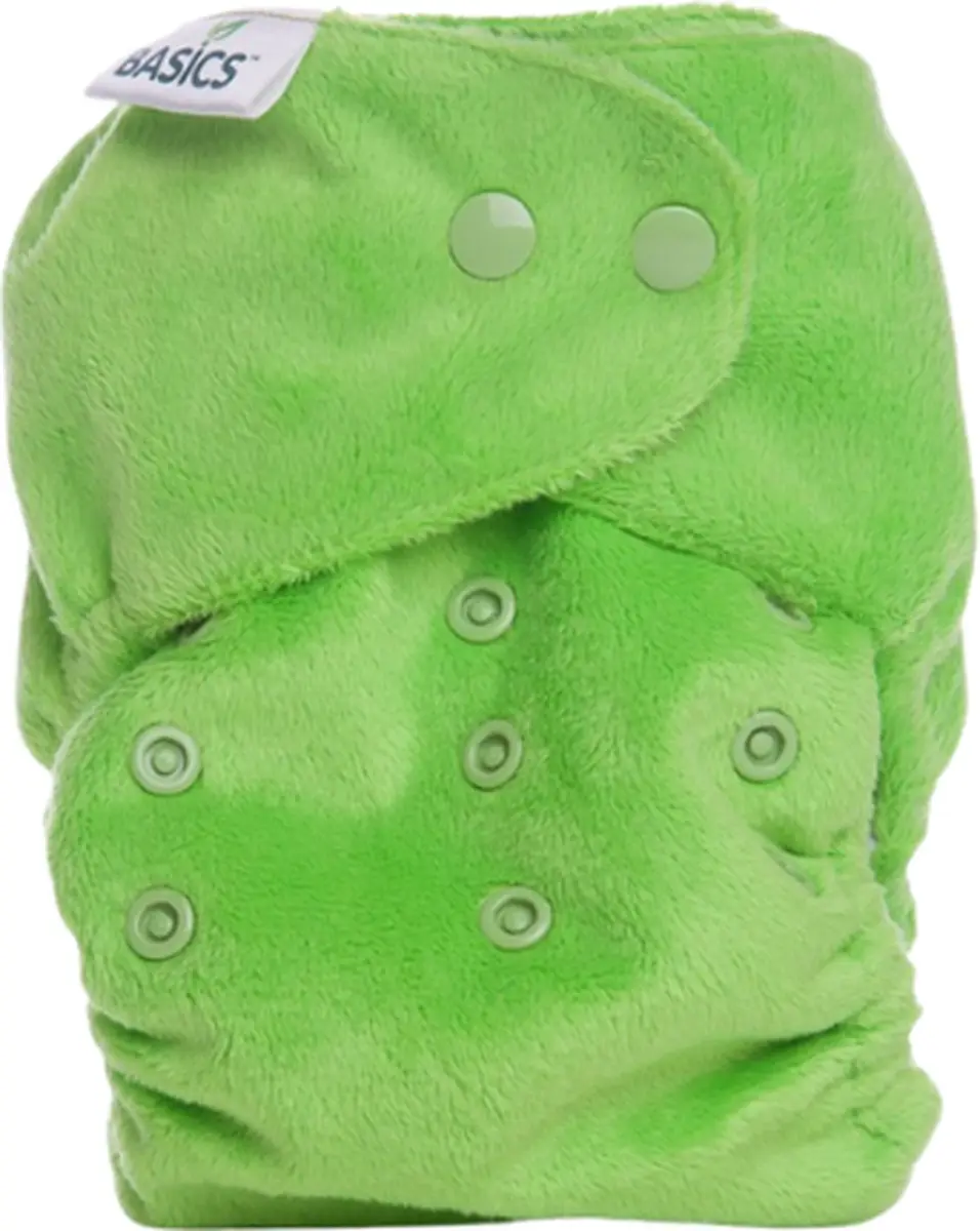 Bambooty Wasbare Luier Basics All-in-Two One Size - Groen