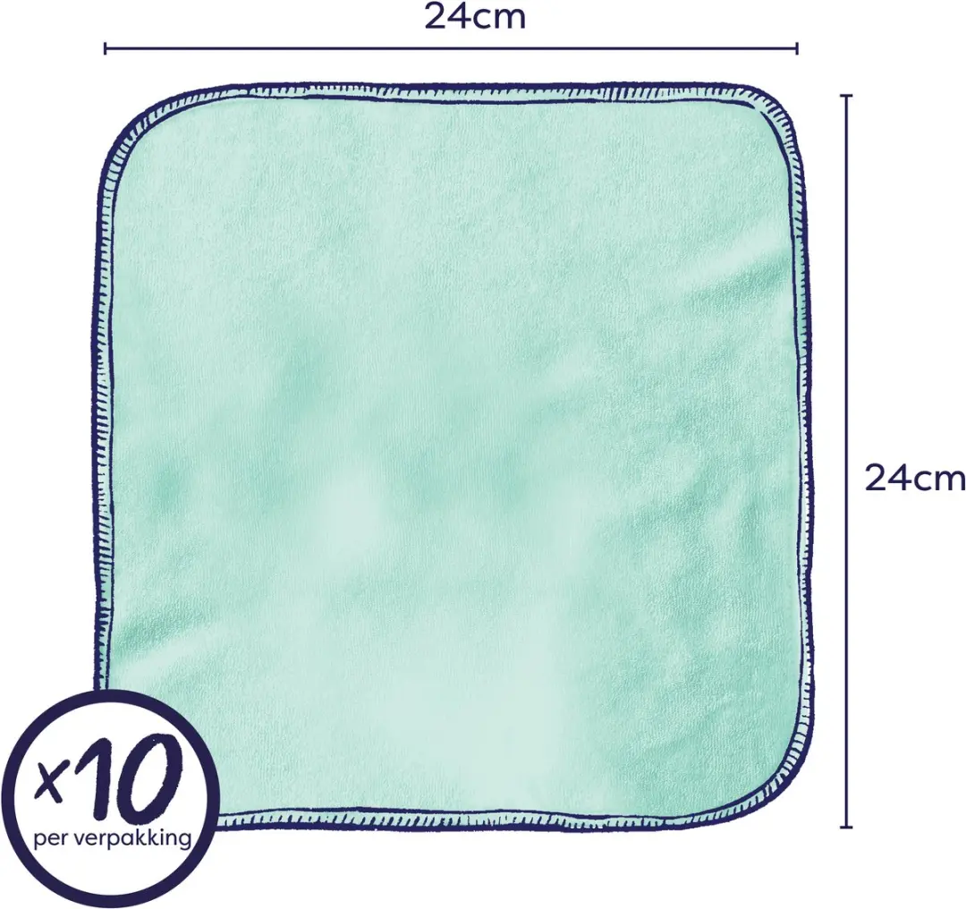 Bambino Mio Wasbare Billendoekjes - 10 Stuks