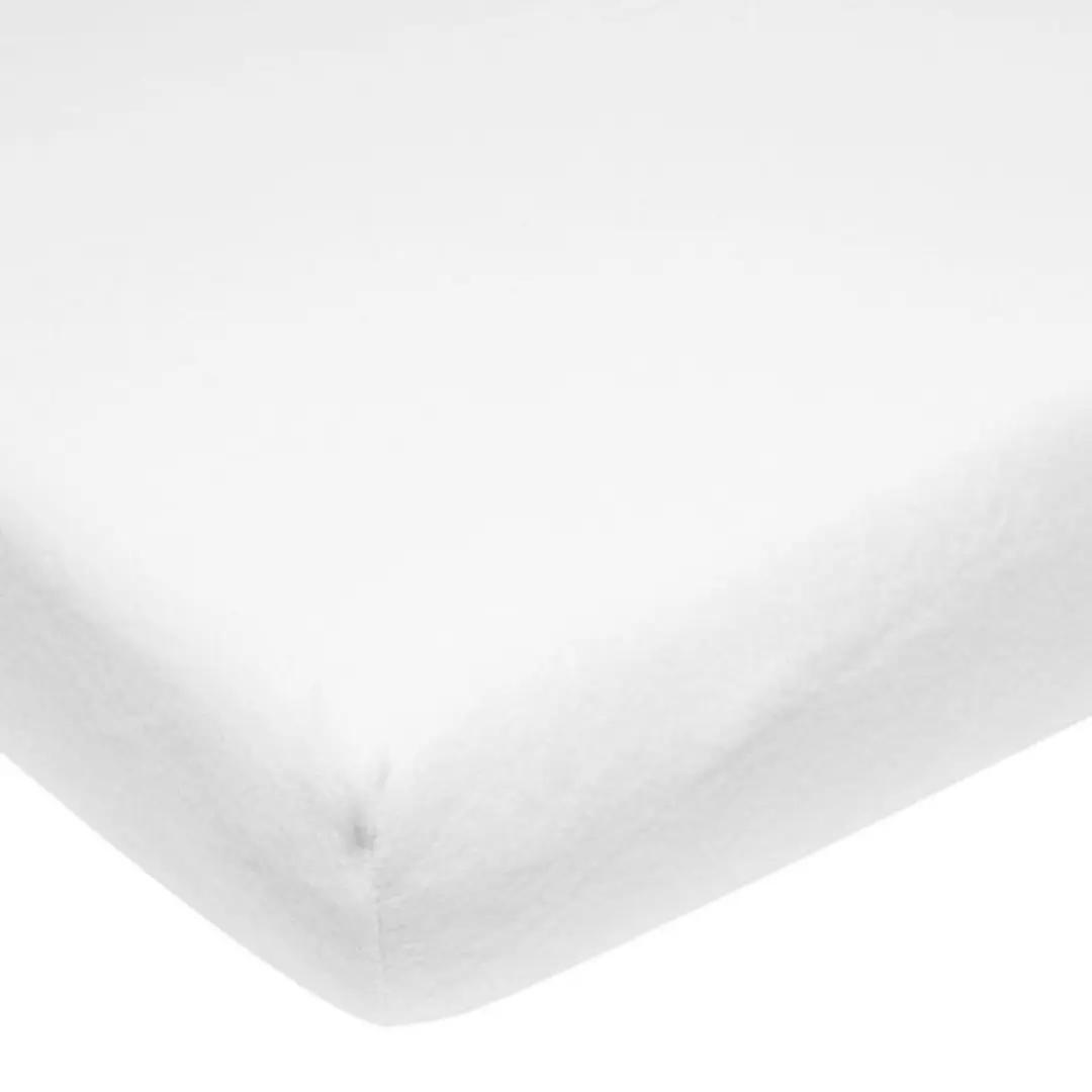 Meyco Baby Uni Molton Stretch Hoeslaken Wieg 40x80/90cm - Wit - afbeelding 6 van 6