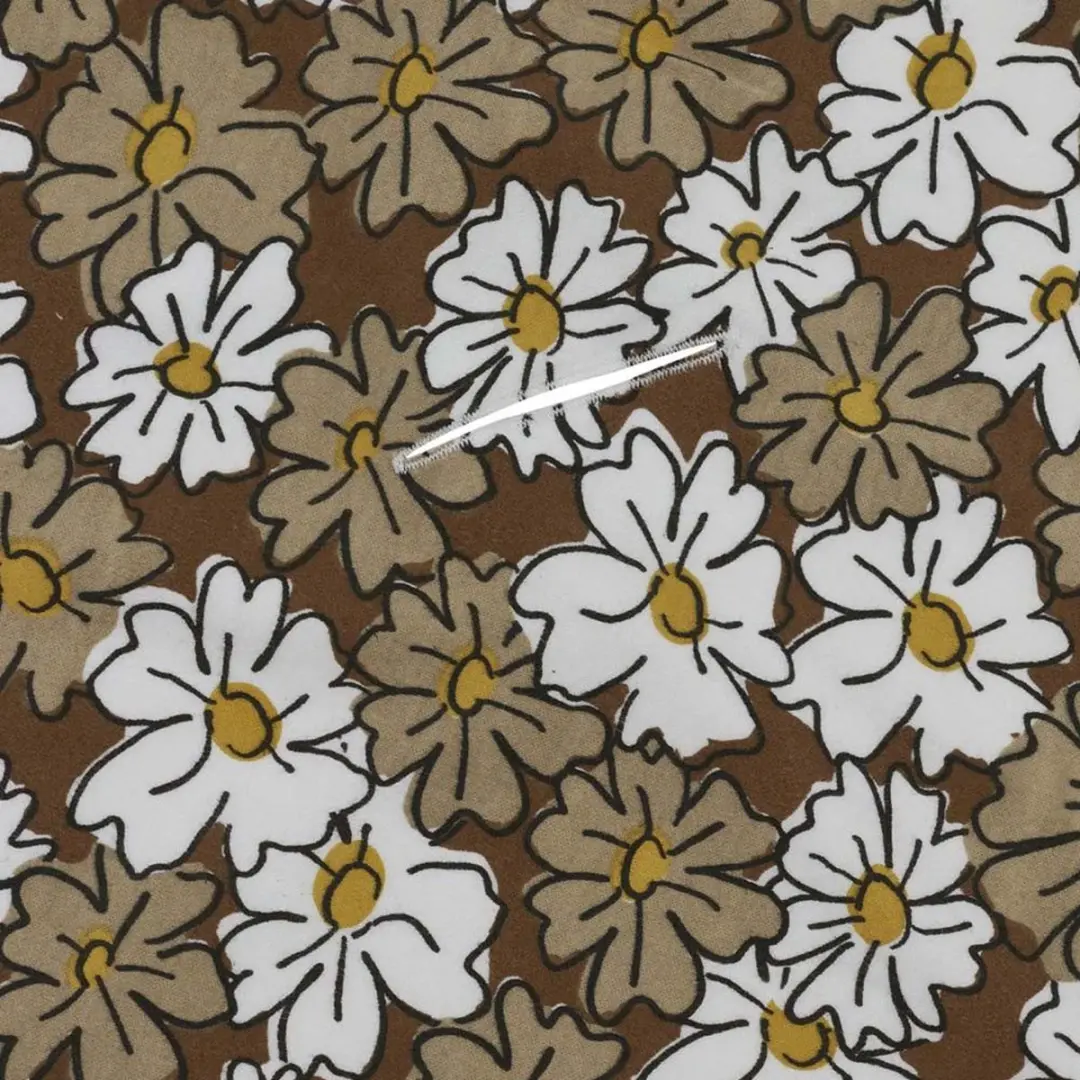 Meyco Baby Vintage Flower Badcape 90x90cm - Taupe