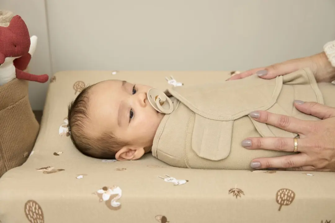Meyco Baby SwaddleMeyco Inbakerdoek Gevoerd - Uni Sand - 0-3 maanden - 2.0 TOG