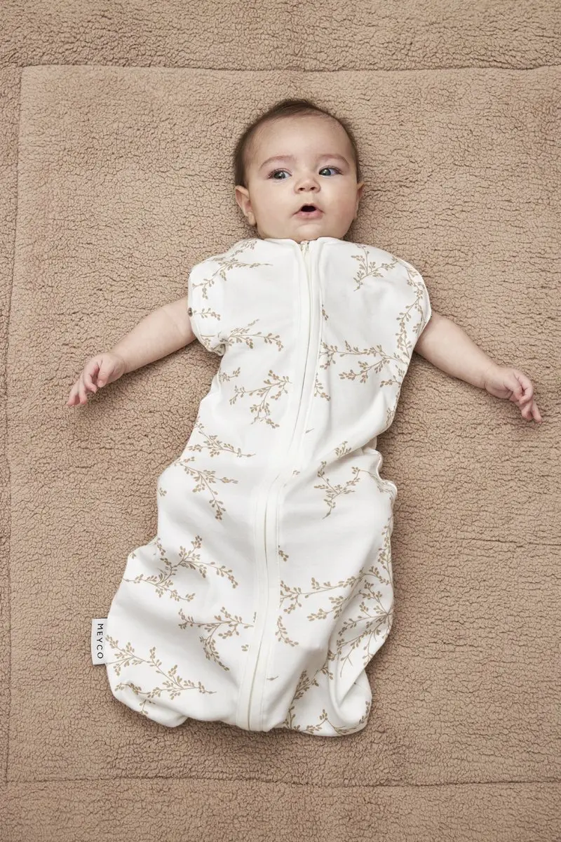 Meyco Baby Cocoon Inbakerslaapzak Branches Sand 70cm - 0.3 TOG