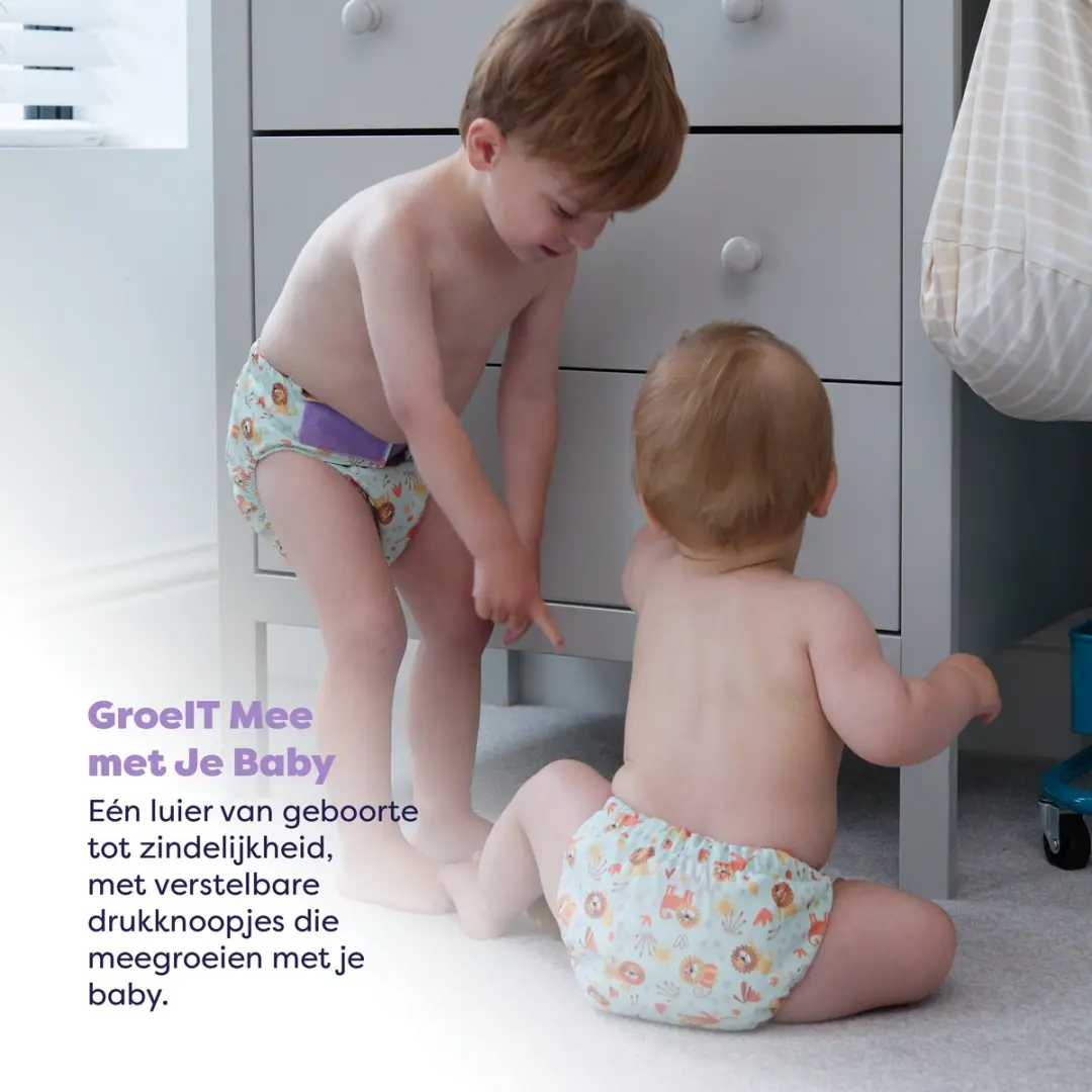 Bambino Mio Herbruikbare Luiers Wild Life - One Size - 5 Stuks