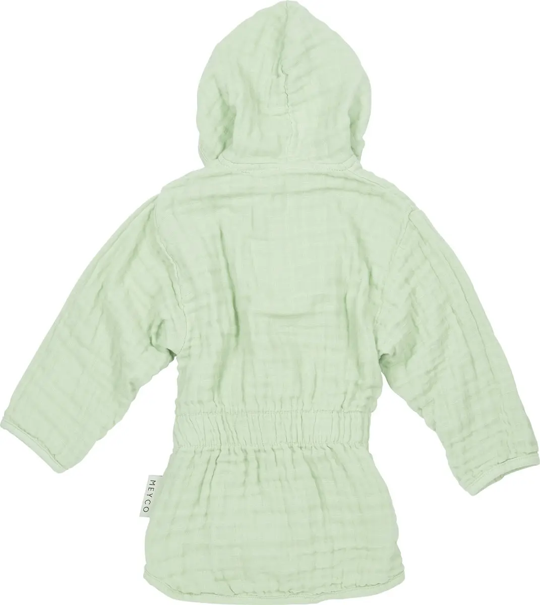 Meyco Baby Uni Hydrofiele Badjas 74/80 - Soft Green