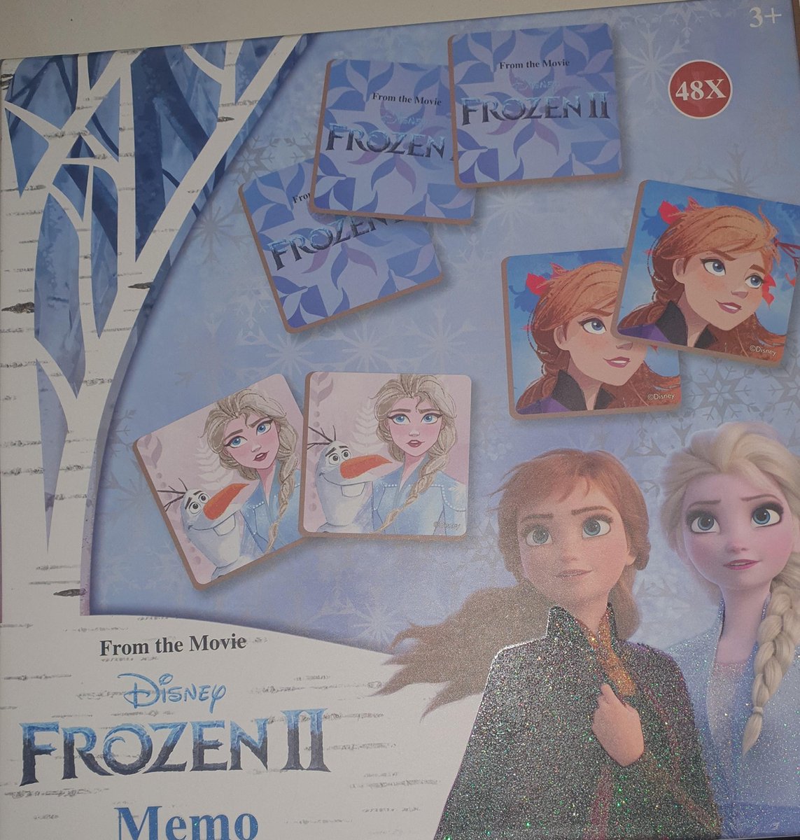 Disney Frozen spel Meisjes 4 Cm Blauw/wit 48-delig
