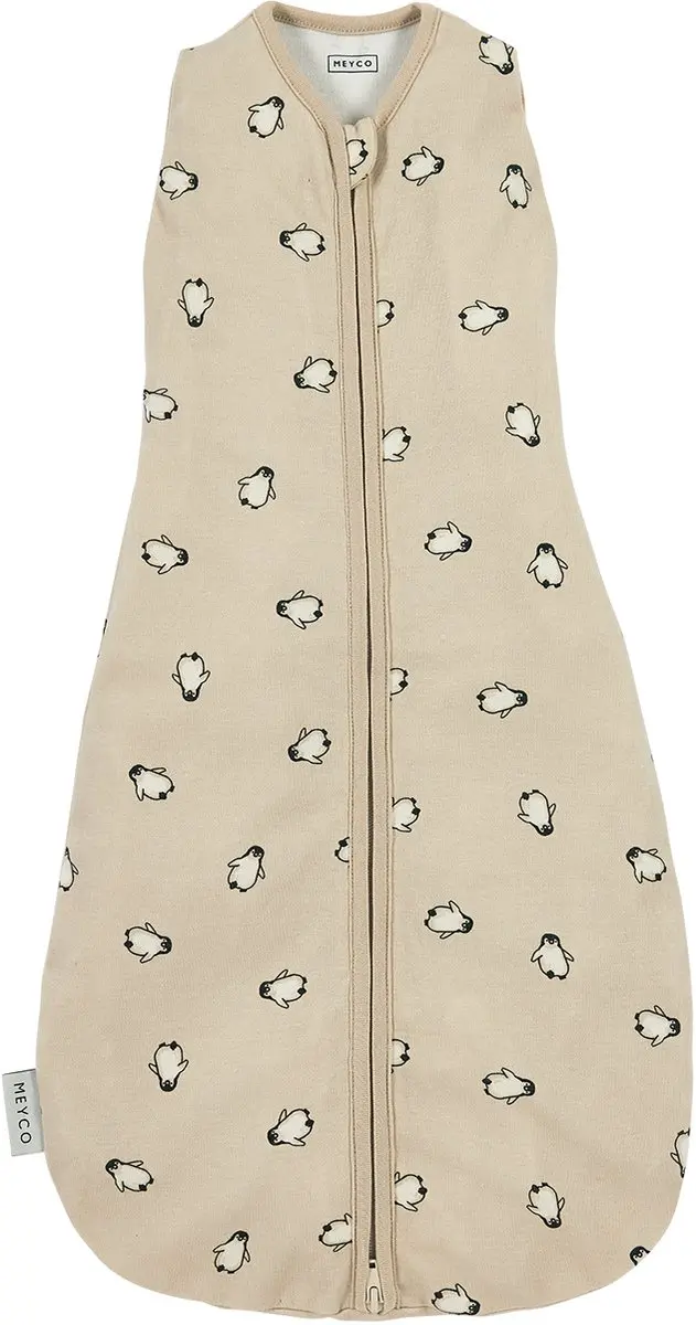 Meyco Baby Penguin Cocoon Inbakerslaapzak Soft Sand