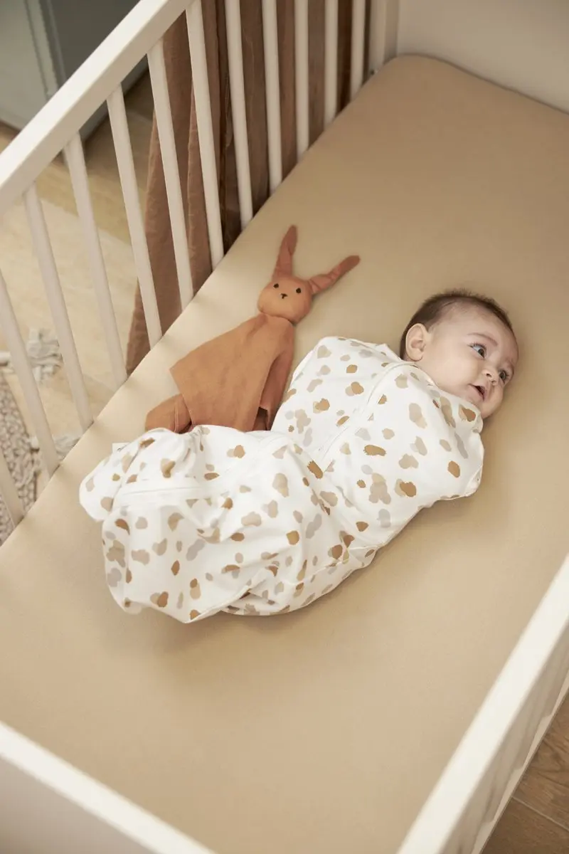 Meyco Baby Stains Cocoon Inbakerslaapzak 70cm - 0.3 TOG - Sand