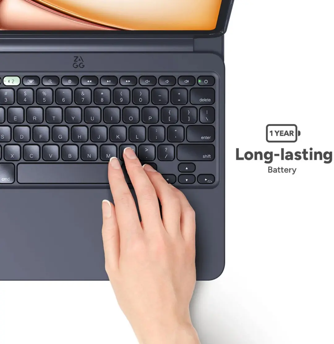 ZAGG Pro Keys 2 Bluetooth Keyboard Case - iPad Air 13 (2024/2025/2026) - Zwart