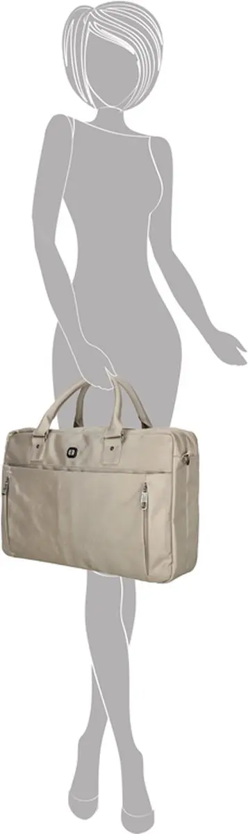 Enrico Benetti Cornell Laptoptas 17" - 7 Vakken - Champagne