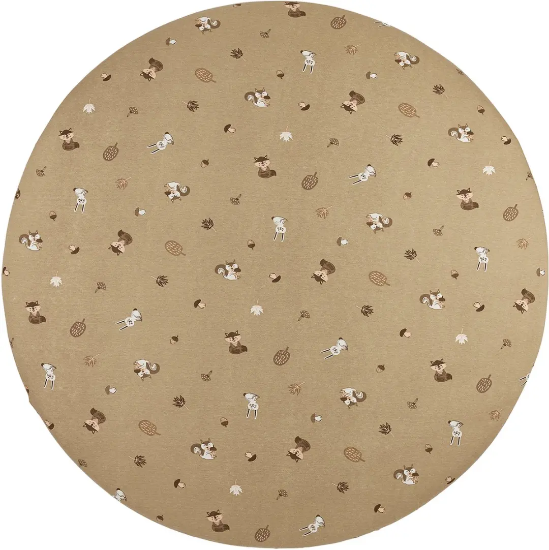Meyco Baby Forest Animals Hoeslaken Boxmatras Rond - 90/95cm