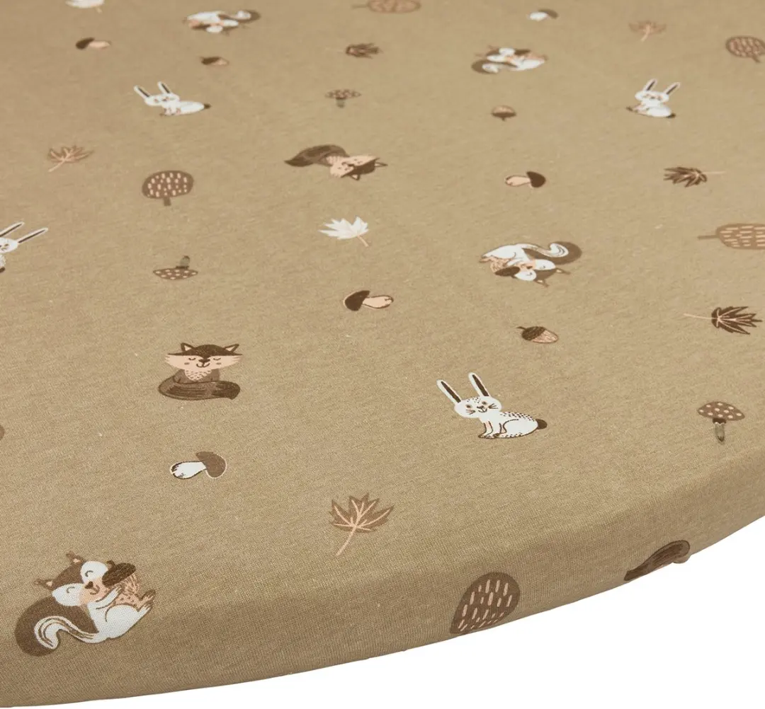 Meyco Baby Forest Animals Hoeslaken Boxmatras Rond