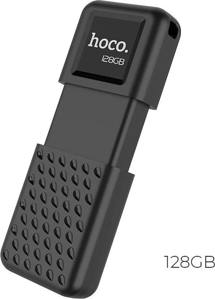 Hoco Premium UD6 128GB USB Flash Drive - Zwart
