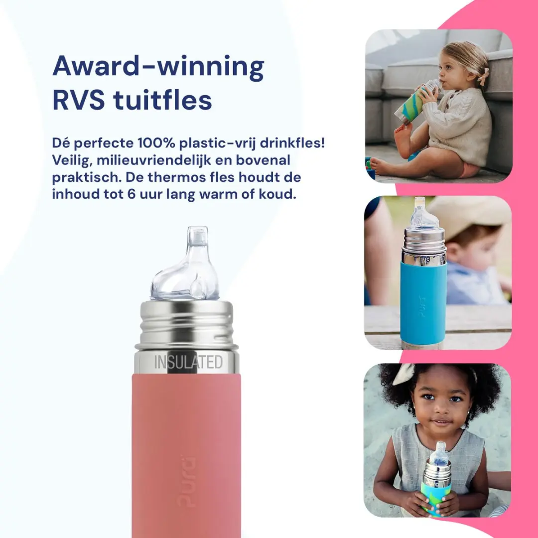 Pura Thermos Tuitfles 260ml - Rose