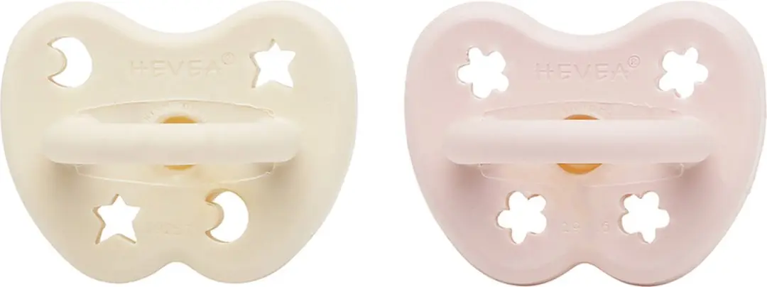 Hevea Two-Pack Fopspenen Pasgeborenen
