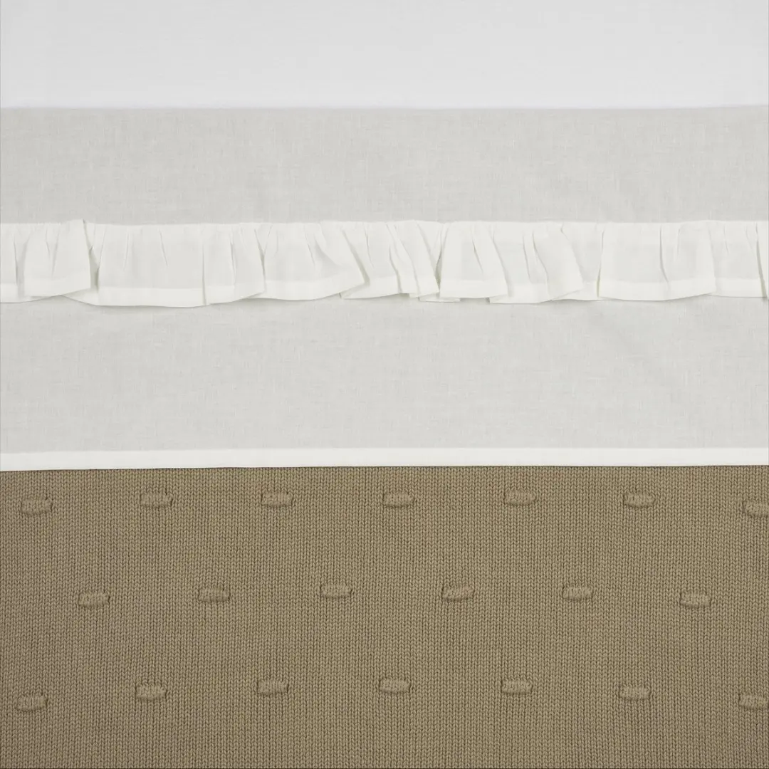 Meyco Baby Ruffle Ledikantlaken 100x150cm