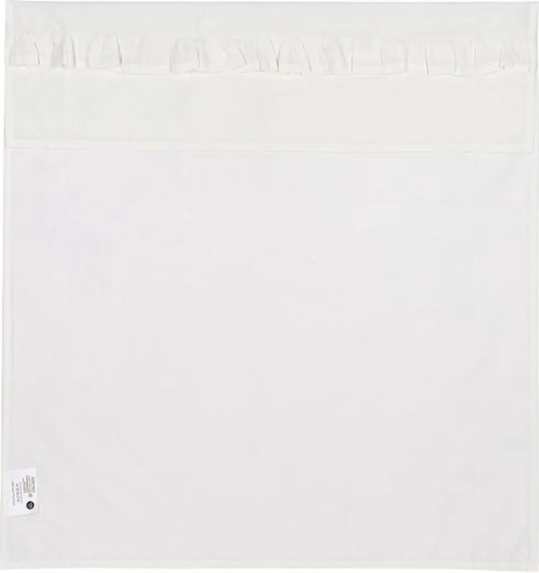 Meyco Baby Ruffle Ledikantlaken 100x150cm - Offwhite